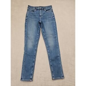 American Eagle Jeans Womens 8 Short Super High Rise Jegging Next Level Stretch